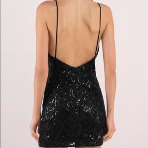 Tobi Dresses - Black Sequin Bodycon Dress Tobi Dresses - Black Sequin Bodycon Dress